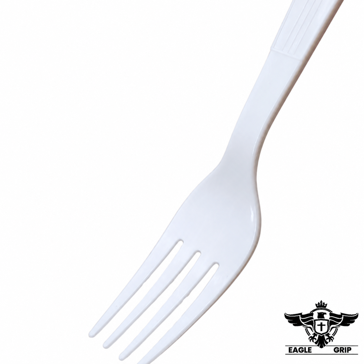Eagle Grip - Heavy - Plastic Forks - White - Retail Pack - RP2001