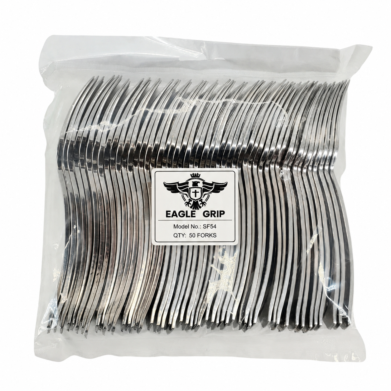 Eagle Grip - Plastic Fork - Silver - 18.7x2.8cm - SF54