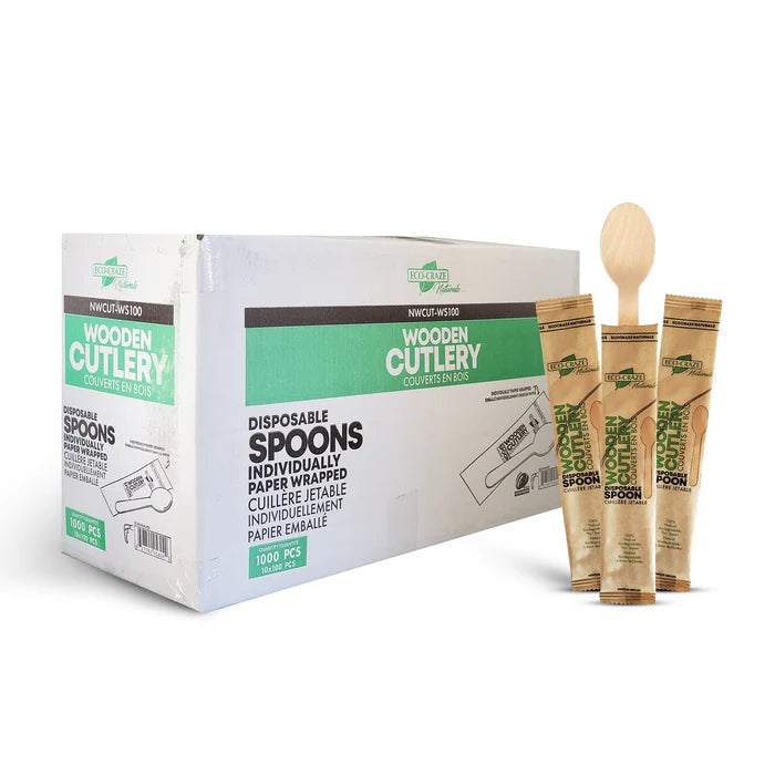 Eagle Grip - Wooden Spoon- Individually Paper Wrapped