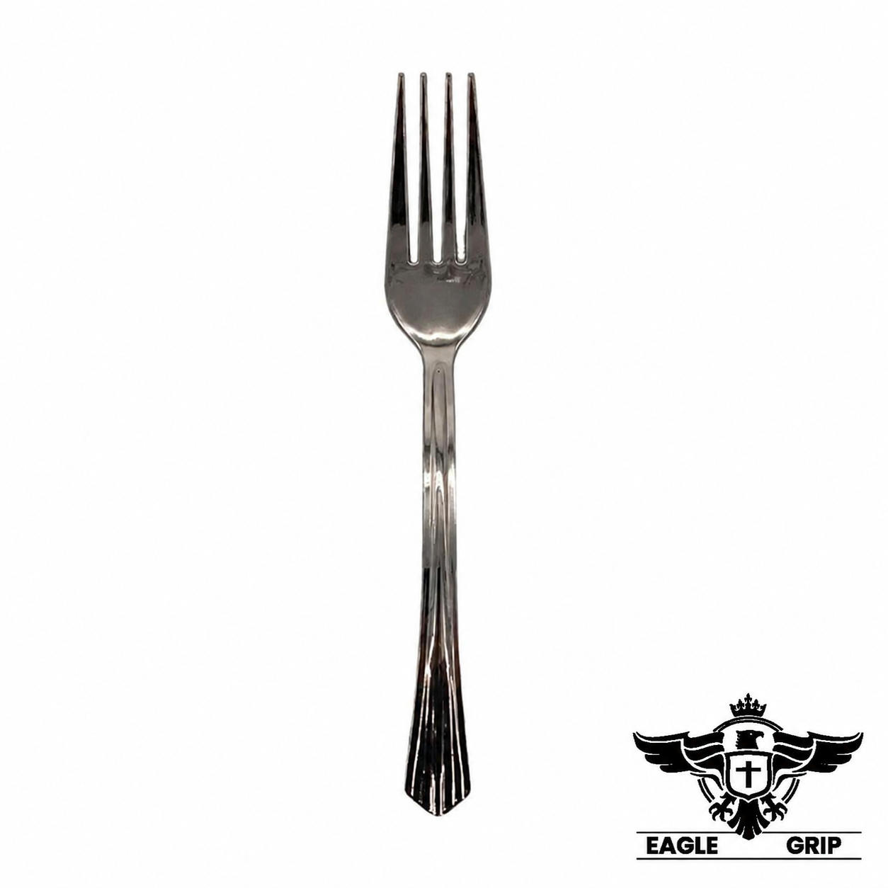 Eagle Grip - Plastic Fork - Silver - 18.7x2.8cm - SF54