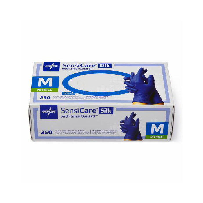 Medline SensiCare Silk Nitrile Exam Gloves  Box 2500Ct - Eagle Global Solution