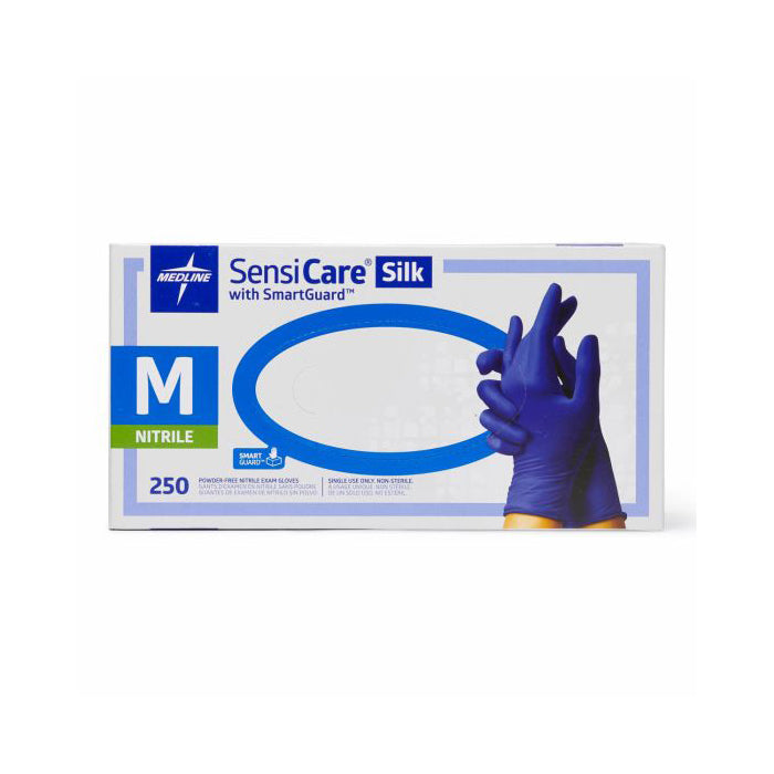 Medline SensiCare Silk Nitrile Exam Gloves  Box 2500Ct - Eagle Global Solution