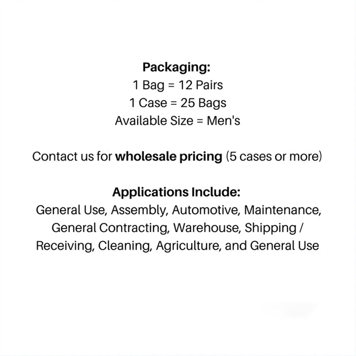 Canvas Work Gloves, 7oz - Eagle Global Solution