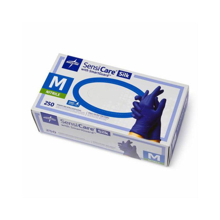Medline SensiCare Silk Nitrile Exam Gloves  Box 2500Ct - Eagle Global Solution