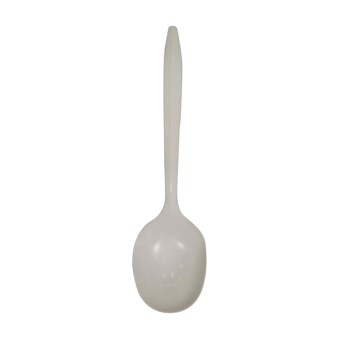 Value+ - Plastic Soup Spoons - White - Bulk - B1004 - Eagle Global Solution