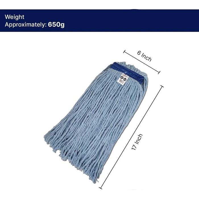 Spartano - 16oz Blue Synthetic Cut-End Mop Head - 3096 - Eagle Global Solution