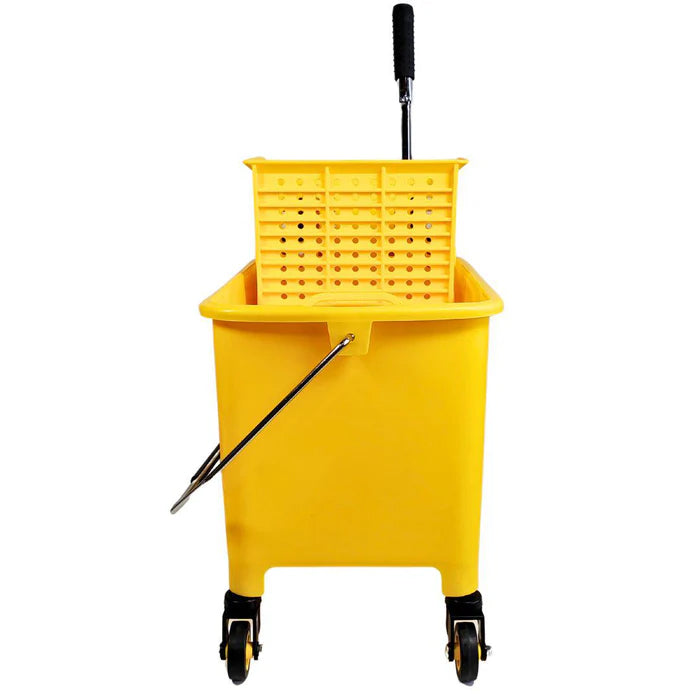 Spartano - 19L Mop Bucket with Down Press Wringer - Yellow - 4940 - Eagle Global Solution