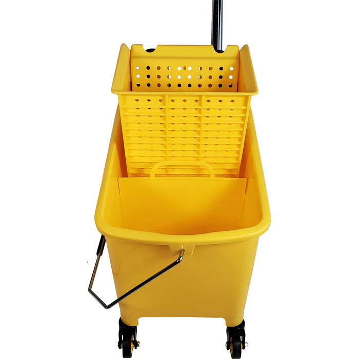 Spartano - 19L Mop Bucket with Down Press Wringer - Yellow - 4940 - Eagle Global Solution