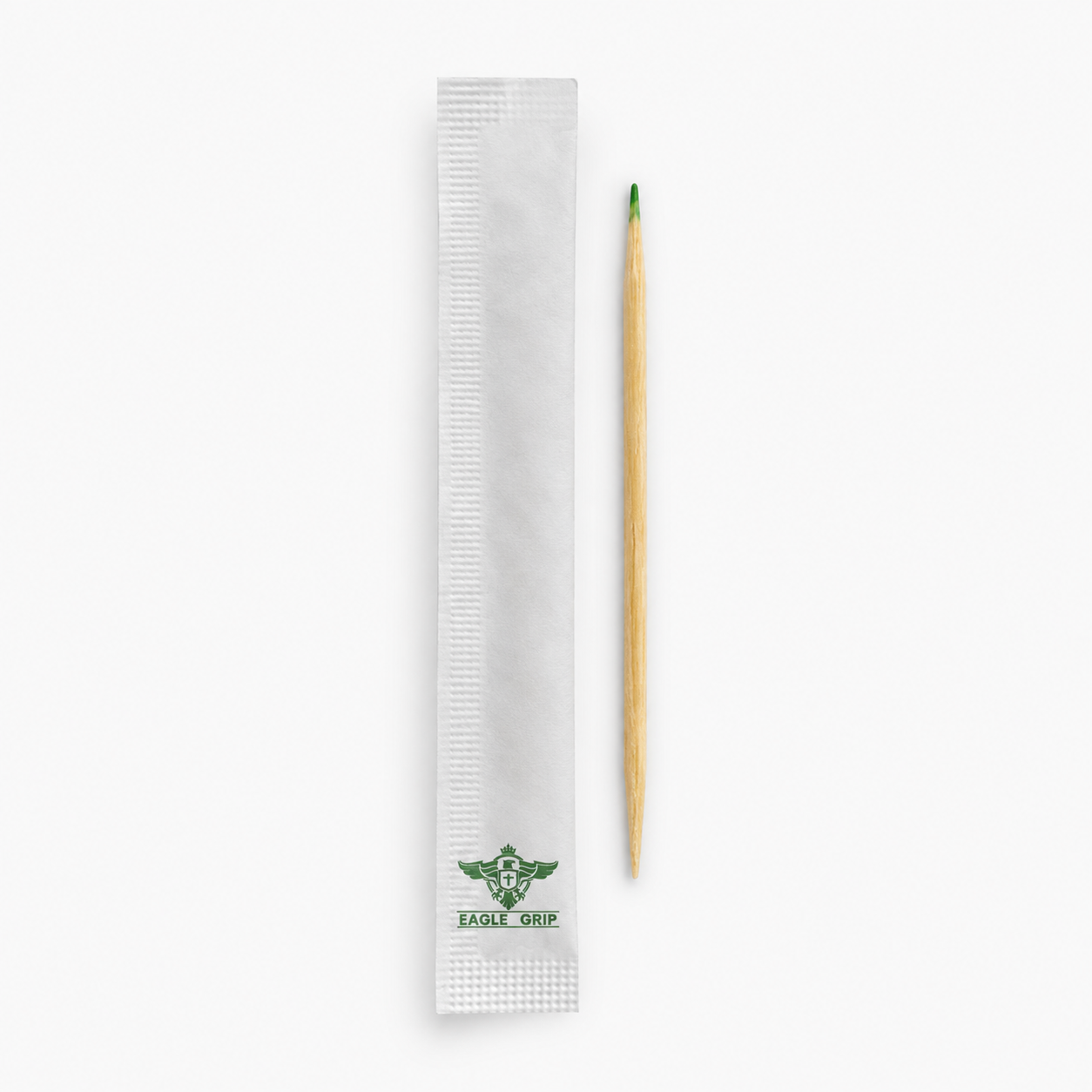 Eagle Grip - Bamboo Toothpick - Mint - Paper Wrap - P2-65M