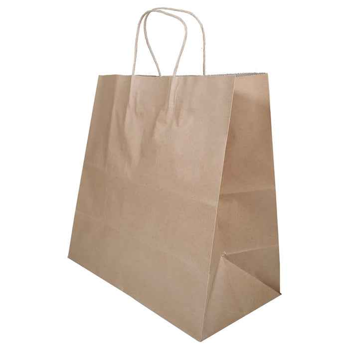 Prime Bags - Delta - Self Adhesive Paper Bags with Twisted Handles - 13x7x13