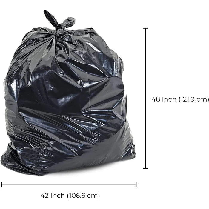 Spartano - Garbage Bags - Ex-Strong - Black - 42"x48" - Eagle Global Solution