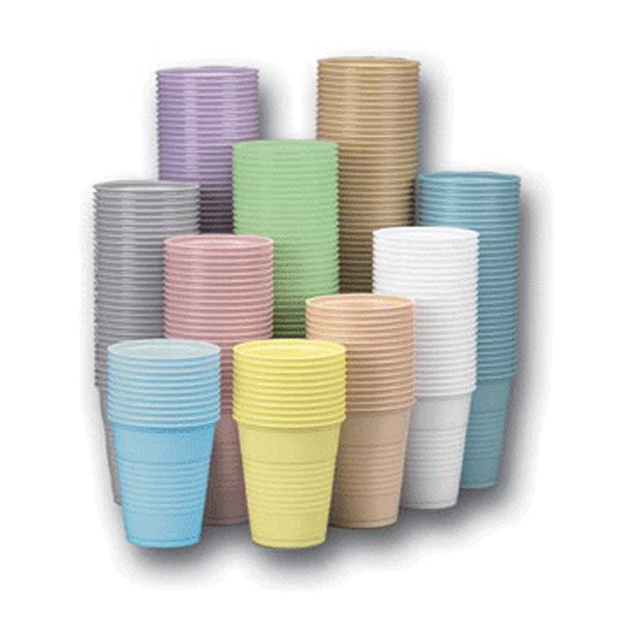 Disposable Plastic Cups, 5 oz, White, 1000/Pk, CXWH - Eagle Global Solution