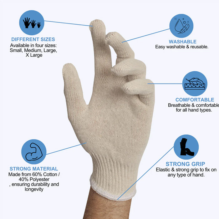 Knitted Gloves, Heavy Duty - Eagle Global Solution