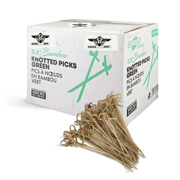 Eagle Grip - Bamboo Knot Pick - 3.5" - Green - BK3609