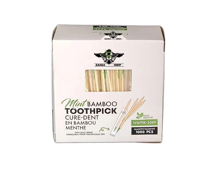 Eagle Grip - Bamboo Toothpick - Mint - Cello Wrap - C2-65M