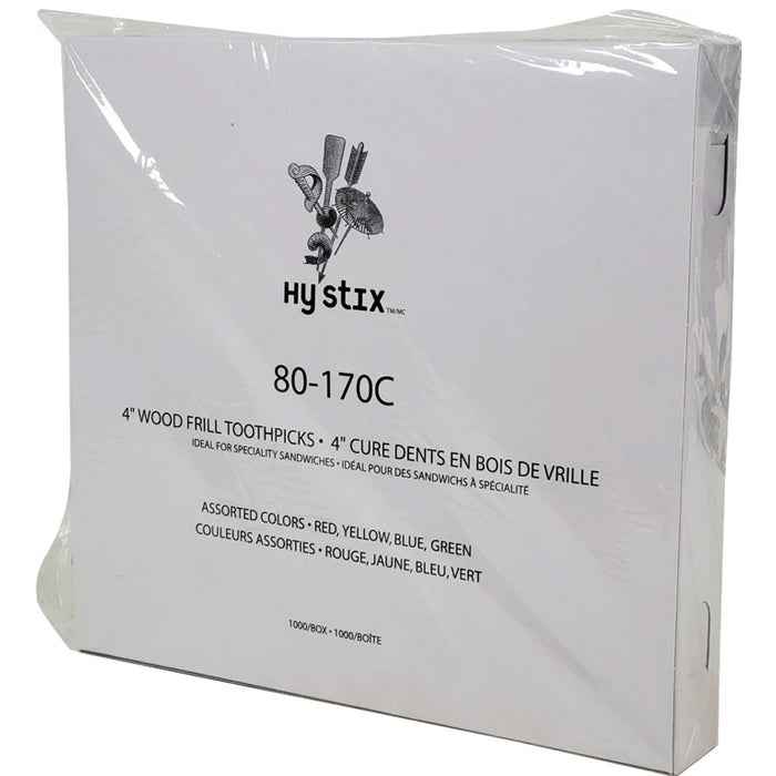 4" Toothpicks - Frilled - 80-170C