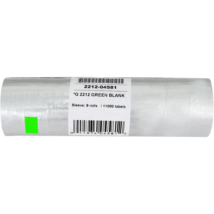 Garvey - Price Gun Label - Single Line - Green - G 2212-04581 - Eagle Global Solution