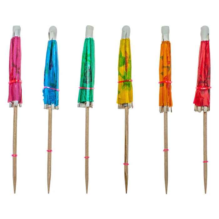 CLR - 4" Toothpick Umbrella - Assorted - Colour