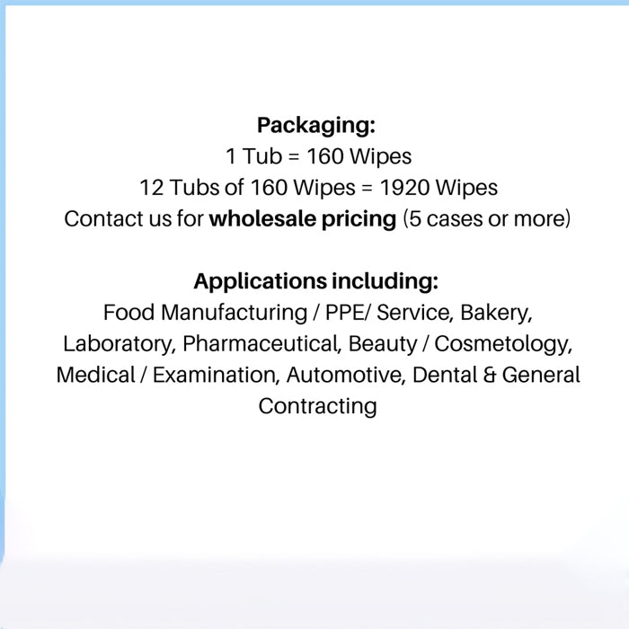 CaviWipes, Cavi Wipes 6 x 7, White, 160/Canister - Eagle Global Solution