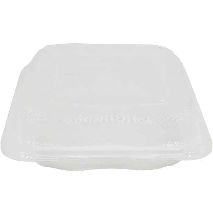 CLR Genpak Clover Hinged Container XL Clear 9.25x9.65x3-3 Comp. CLX399 - Eagle Global Solution