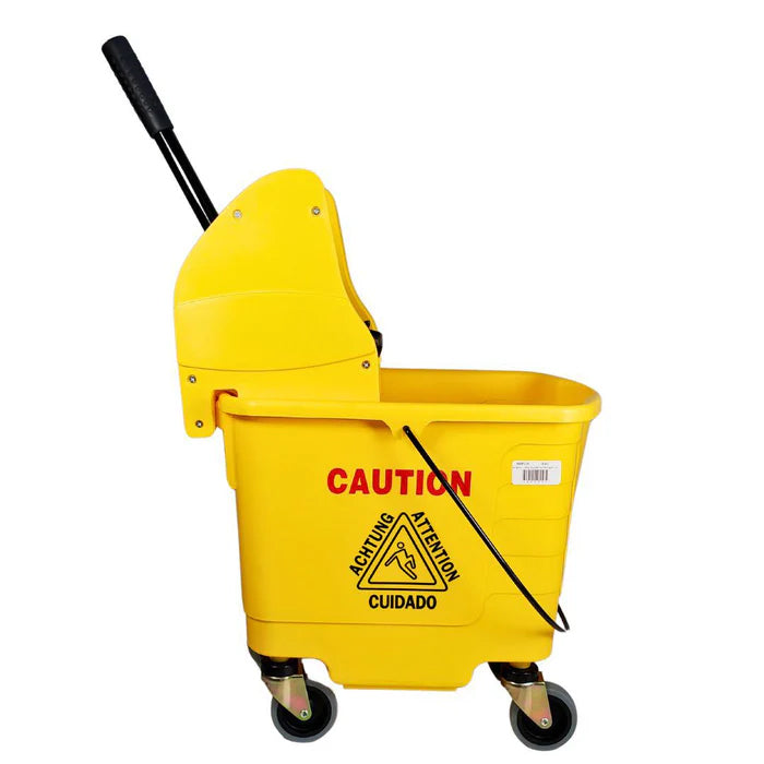 Spartano - 27L Mop Bucket with Down Press Wringer - Yellow - 4939 - Eagle Global Solution