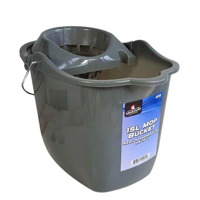 Spartano - 15L Mop Bucket - Grey - 4920 - Eagle Global Solution