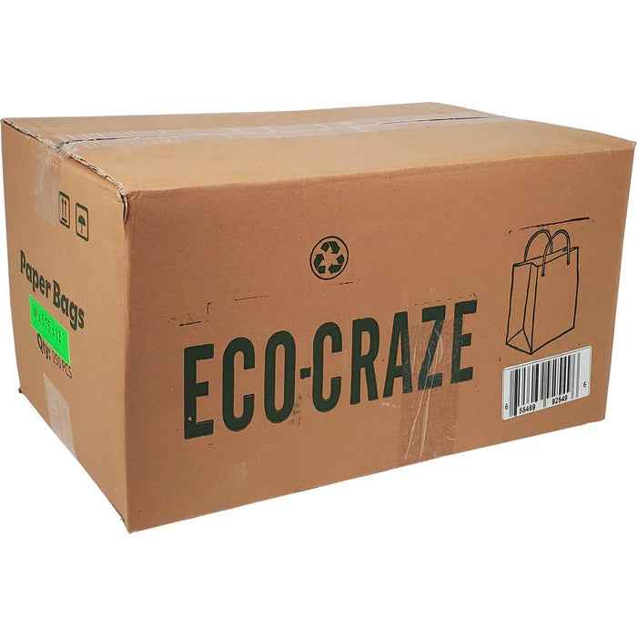 Eco-Craze - 8x5x11 Kraft Paper Bag - Twisted Handle