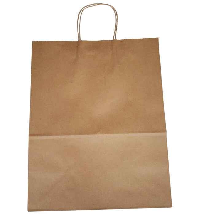 Prime Bags - Enzo - Self Adhesive Paper Bags with Twisted Handles - 13x7x17