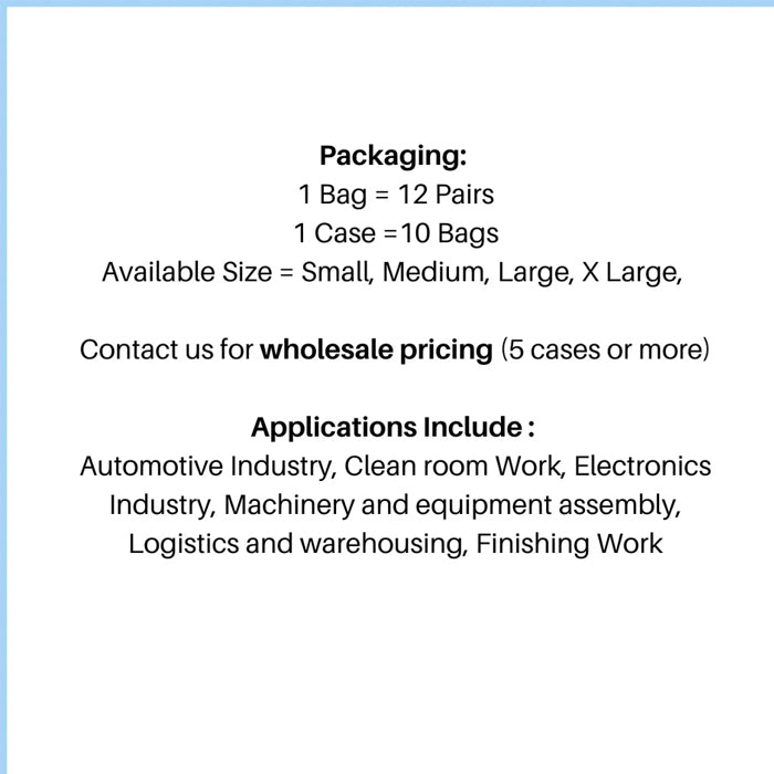 PU Coated Nylon Gloves, Black, 12 Pr/ Bag - Eagle Global Solution