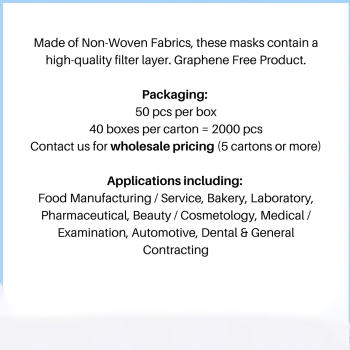 ASTM Level 2 (3 Ply) Black Mask - Box of 50 - Eagle Global Solution