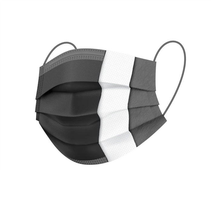 ASTM Level 2 (3 Ply) Black Mask - Box of 50 - Eagle Global Solution
