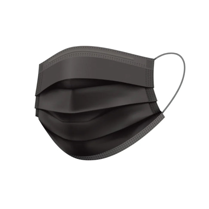 ASTM Level 2 (3 Ply) Black Mask - Box of 50 - Eagle Global Solution