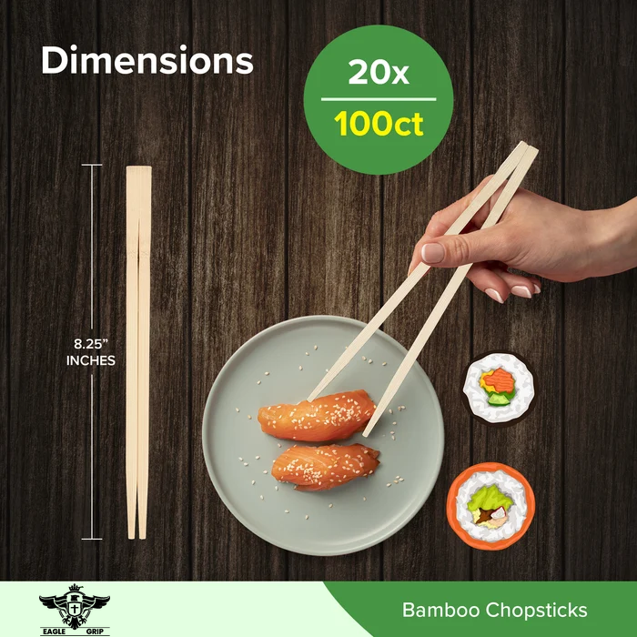 Eagle Grip - Bamboo Chopsticks - Wrapped