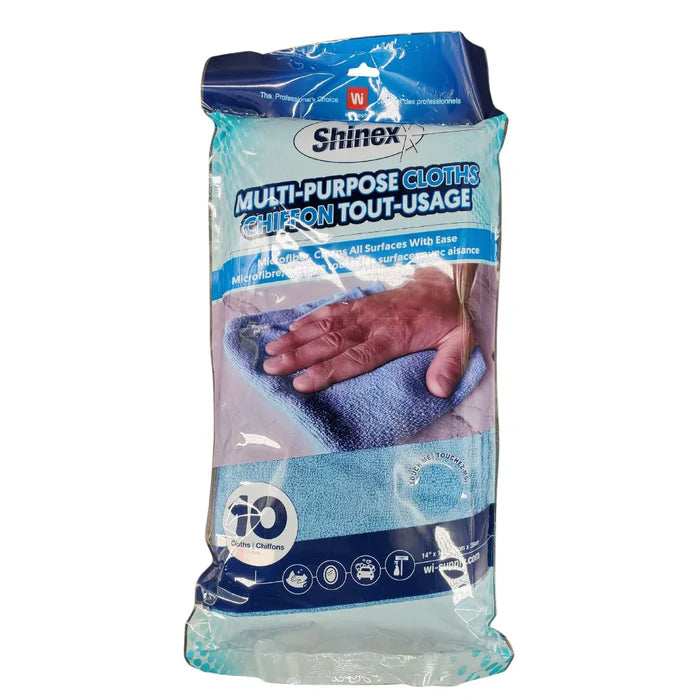 Shinex - 14" Microfiber Multipurpose Cloth - Blue - Eagle Global Solution