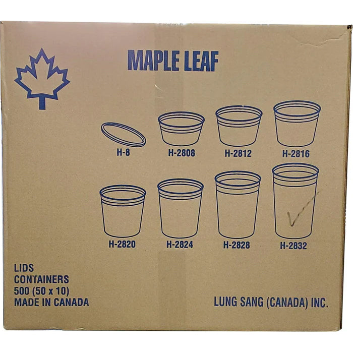 Maple - H2832 - Deli Container - 32oz - 500/Cs - D286 - Eagle Global Solution