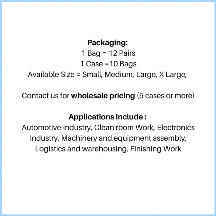 PU Coated Nylon Gloves, White, 12 Pr/ Bag - Eagle Global Solution