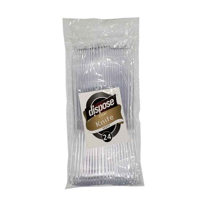 CLR - Dispose - Knife - Plastic - Clear - Heavy