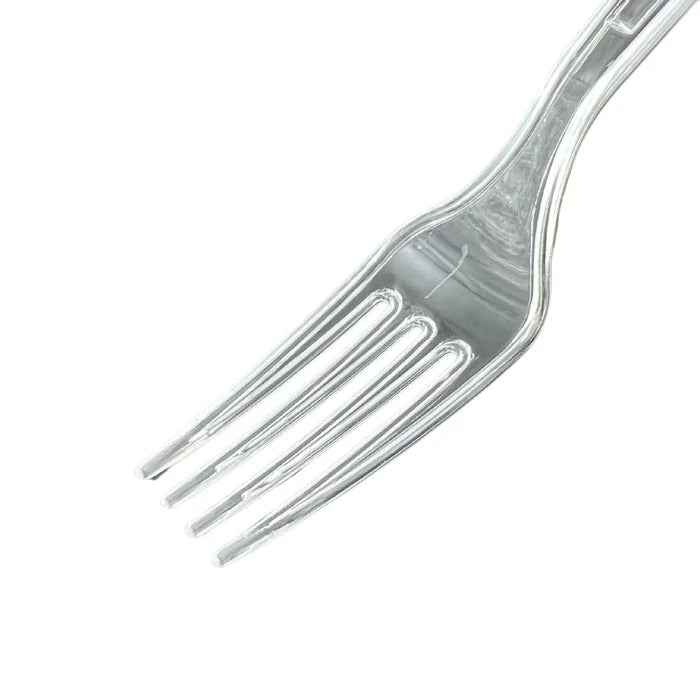 Value+ - Heavy - Plastic Forks - Clear - Retail Pack - RP3201