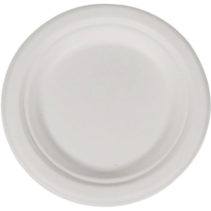 Eco-Craze - 9" Round Bagasse Lunch Plates - Eagle Global Solution