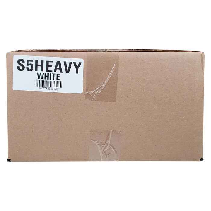 Plastic Bags - Low Density - Heavy - White - S5 - S5LW.H