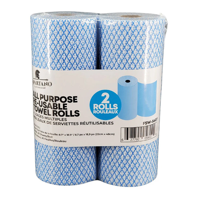 Spartano - All Purpose Re-Usable Towel Roll - Blue - FSW-5607 - Eagle Global Solution