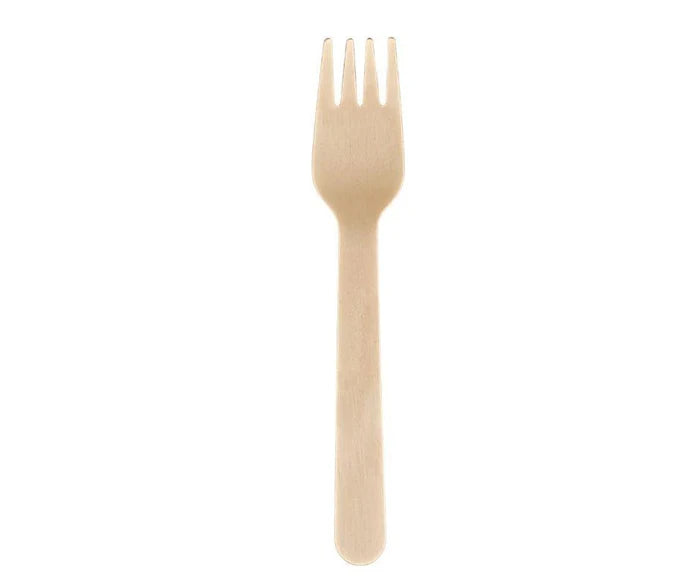 Wooden Fork - Individually Paper Wrapped
