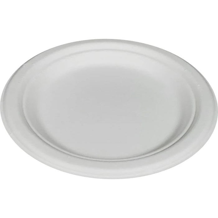 Eco-Craze - Bagasse Plate - 6.75" Round - Eagle Global Solution