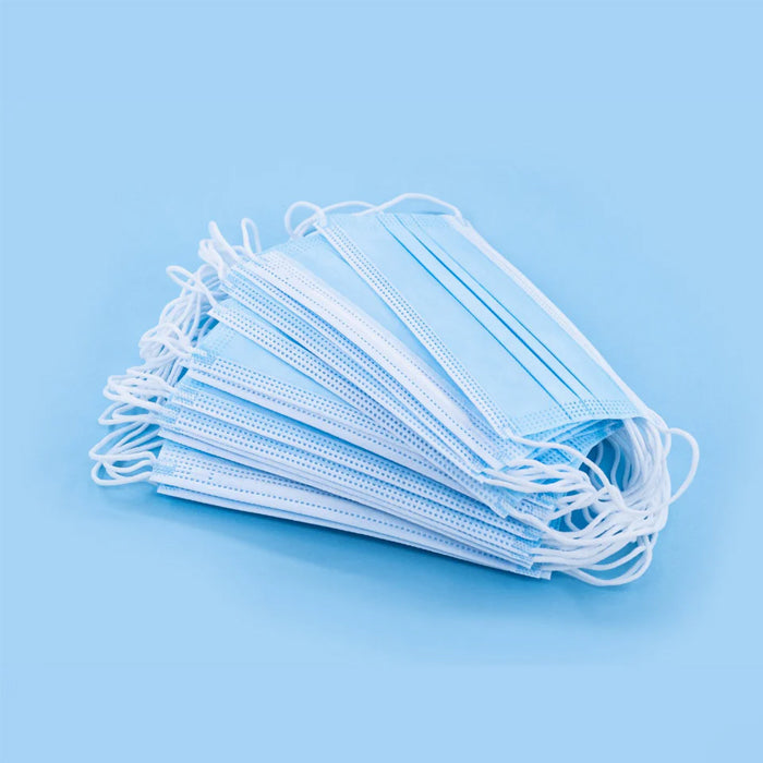 ASTM Level 2 (3 Ply) Blue Mask - Box of 50 (Made in Canada) - Eagle Global Solution