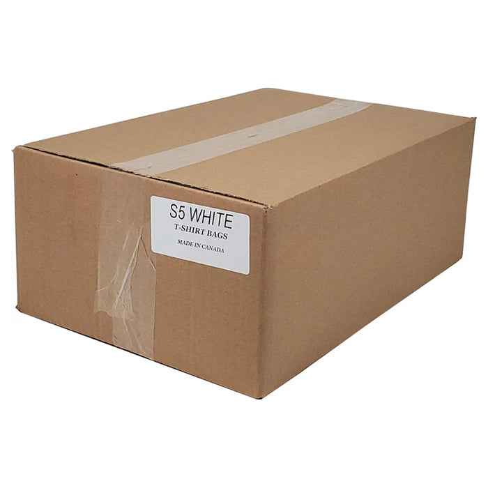 Plastic Bags - Low Density - White - S5 - S5LW