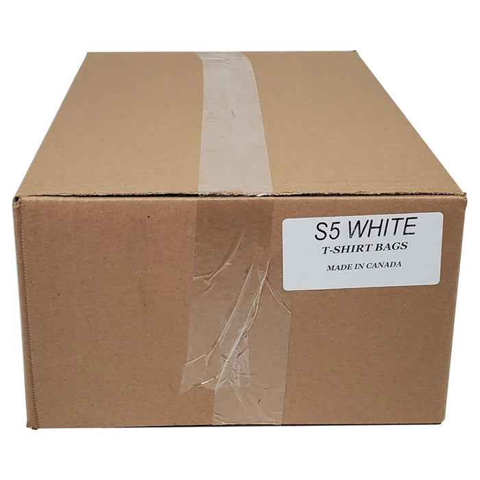 Plastic Bags - Low Density - White - S5 - S5LW