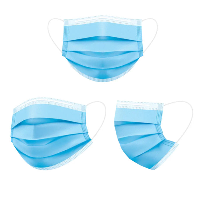 ASTM Level 2 (3 Ply) Blue Mask - Box of 50 (Made in Canada) - Eagle Global Solution