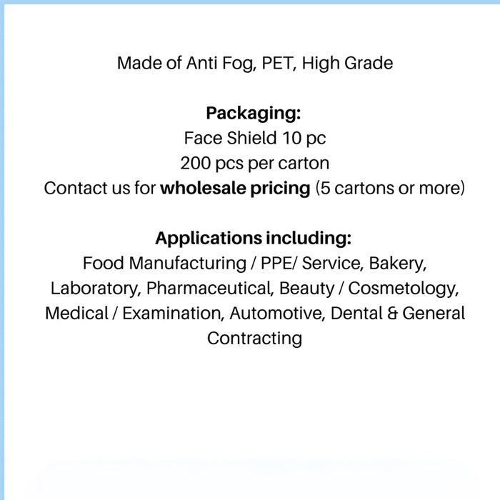 Face Shield - Eagle Global Solution