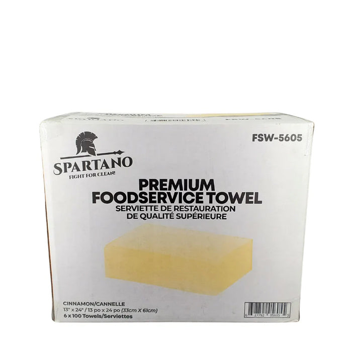 Spartano - 13"X24" Premium Foodservice Towel - Cinnamon - FSW-5605 - Eagle Global Solution