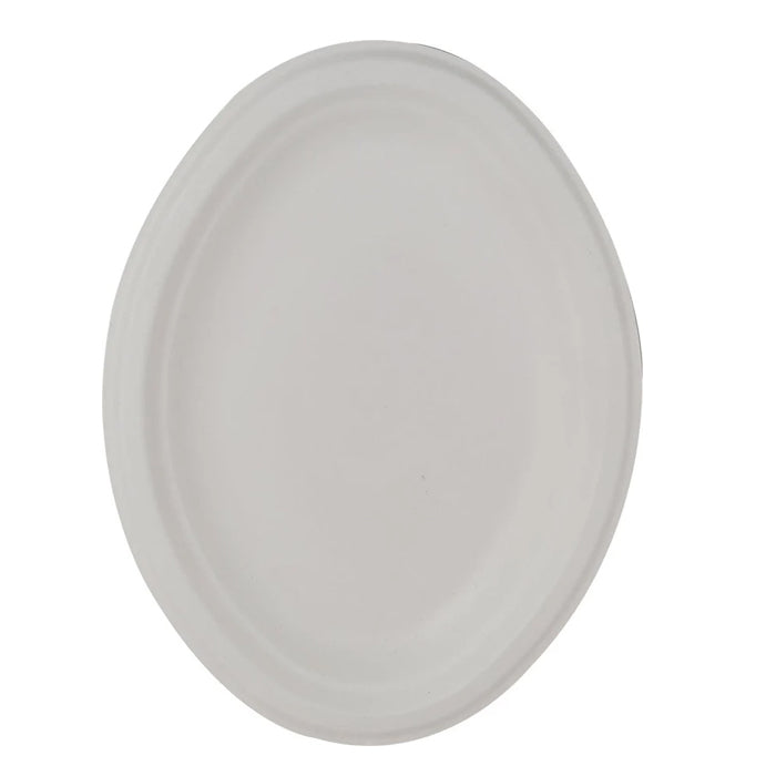 Eco-Craze - 10" Oval Plate - Bagasse - Eagle Global Solution